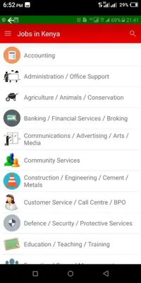 Jobs in Kenya android App screenshot 4